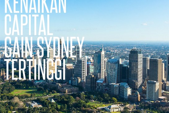 AUSTRALIA: Kenaikan Capital Gain Sydney Tertinggi